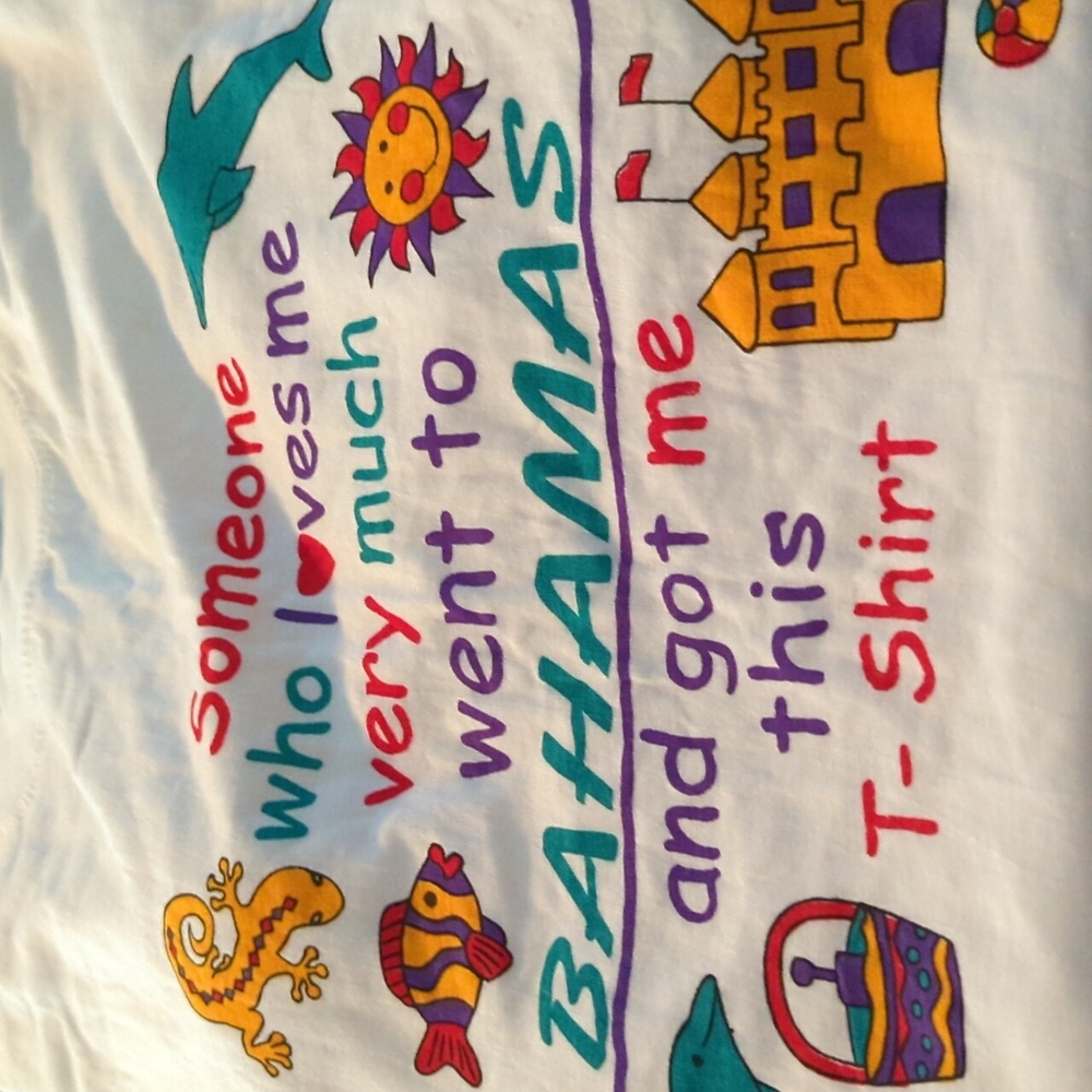 Bahama's T-shirt. .  100% cotton. M. NWOT Sale - Picture 3 of 4